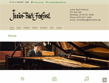 Tablet Screenshot of juniorbach.org